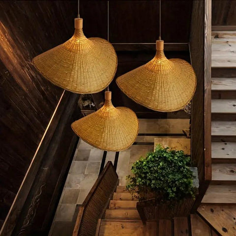 Handgemaakte Houten Hanglamp – Rustieke Warmte voor elke Ruimte CozyHaus