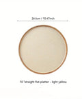 Elegant Japanese Ceramic Dish For Salad & Pasta - Round, Perfect For Culinary Presentations CozyHaus