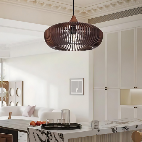 Lehalo Du Zen Hanglamp – Minimalistische Houten Japandi Hanglamp
