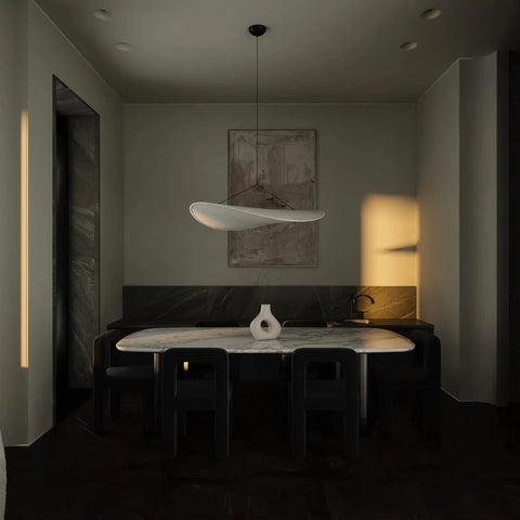 Yumeko Hanglamp - Elegante Zijden Japandi Hanglamp