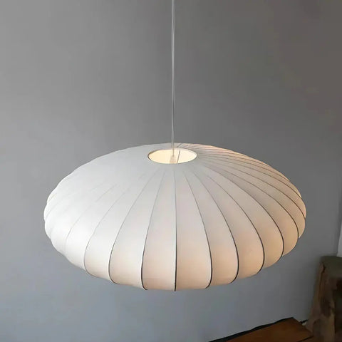 Tsukiyo Silk Pendant Lamp – Tijdloze Elegantie in Japandi Stijl CozyHaus