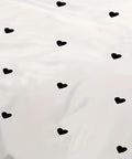 3pcs Duvet Cover Set (1*Duvet Cover + 2*Pillowcase, Without Core), Black Love Print Bedding Set, Soft Comfortable Duvet Cover, For Bedroom, Guest Room CozyHaus