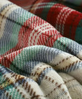 Ultra-Soft Plaid Throw Blanket - Double Layer, Warm & Cozy for Couch or Bed, Allergy-Friendly Flannel, Perfect Christmas Gift for All Seasons CozyHaus