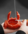 Ceramic Crab Ashtray, Unique Shepherd Design, Perfect for Home & Office Decor, Ideal Father's Day or Boyfriend Gift, No Power Required, Battery Not Included CozyHaus