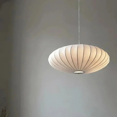 Tsukiyo Silk Pendant Lamp – Tijdloze Elegantie in Japandi Stijl CozyHaus