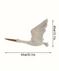 Contemporary White Swan Decoration: No Feathers, No Power, Perfect for Bedroom or Living Room CozyHaus