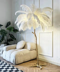 Nordic - Struisvogel Feathers Vloerlamp CozyHaus