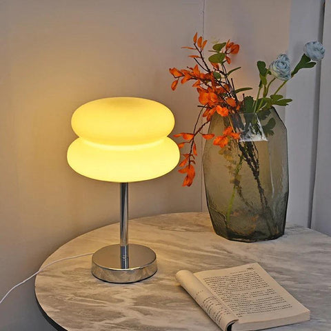 Tafellamp - Minimalistisch Design - Glas - Sfeerlamp - sfeerlicht - Elegant - Woonsupply - Decoratieve Verlichting CozyHaus