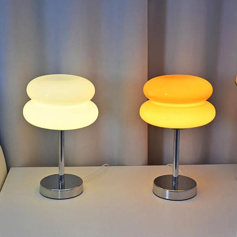 Tafellamp - Minimalistisch Design - Glas - Sfeerlamp - sfeerlicht - Elegant - Woonsupply - Decoratieve Verlichting CozyHaus