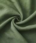 Linen stof close up licht sage