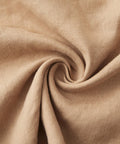 Linen stof close up koper