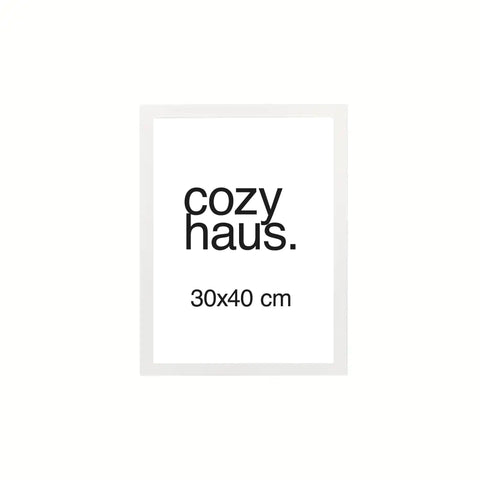 Cozyhaus - Houten Lijst Wit CozyHaus