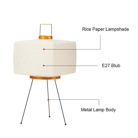 Ricepaper Lamp - Japandic CozyHaus