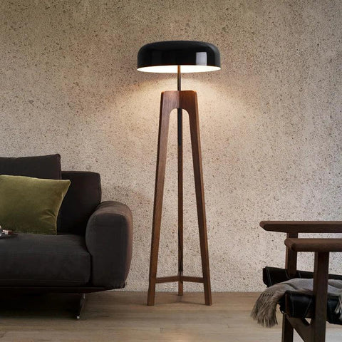 Staande Lamp - Klassiek Houten Bamboe CozyHaus