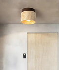 Freja - Marmer & Hout Plafondlamp CozyHaus