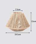 Rotan - Touwlamp Rustieke Lamp CozyHaus