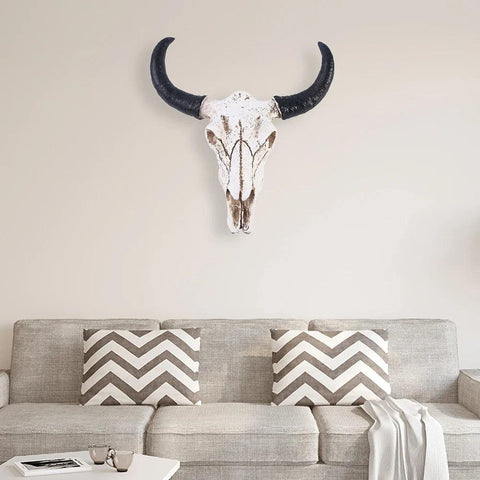 Longhorn Schedel - Stijlvolle Nordic Decoratie CozyHaus