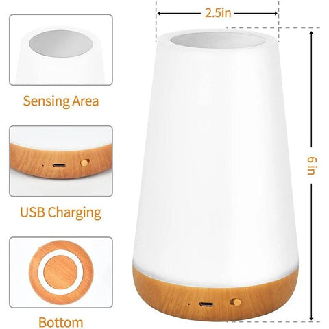 Nachtlampje - Spectrum - Kleurenwissel - USB Oplaadbaar CozyHaus