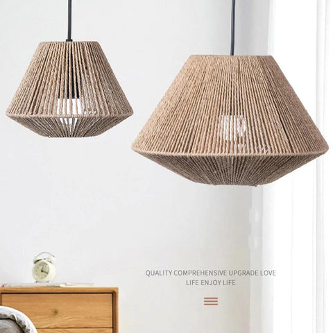 Rotan - Touwlamp Rustieke Lamp CozyHaus