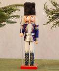 1pc 30cm Nutcracker Soldier Figurine - Wooden Christmas Decor for Home, Office & Tabletop | Perfect for Holiday Parties & Festive Celebrations CozyHaus