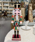 1pc 30cm Nutcracker Soldier Figurine - Wooden Christmas Decor for Home, Office & Tabletop | Perfect for Holiday Parties & Festive Celebrations CozyHaus