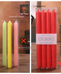 4pcs Straight Candle Creates A Warm And Romantic Atmosphere For Wedding And Church CozyHaus