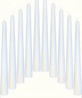 6pcs/12pcs Oval Paraffin Candle Set - 25.4cm Tall, Glitter Embellished, Single-Wick, Unscented, for Indoor Use - Ideal for Christmas, Halloween, Easter, Hanukkah, Thanksgiving, Valentine'S Day - Elegant Dining, Relaxation & Celebration Atmosphere CozyHaus