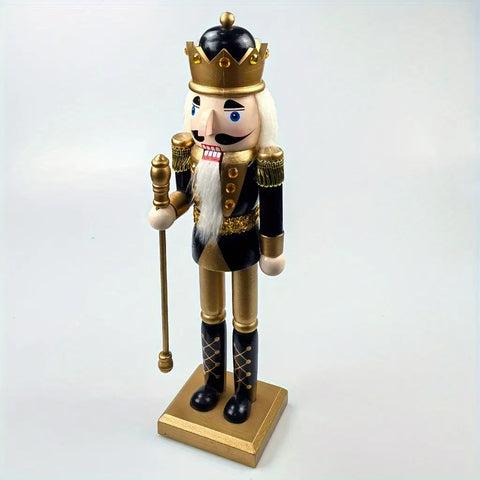 Elegant Wooden Nutcracker Figurine - Perfect for Christmas, Weddings & Home Decor | Versatile Tabletop Accent for Holiday Parties & Themed Events CozyHaus