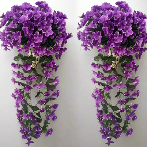 HangFlowers - Realistische hangplanten viooltjes CozyHaus