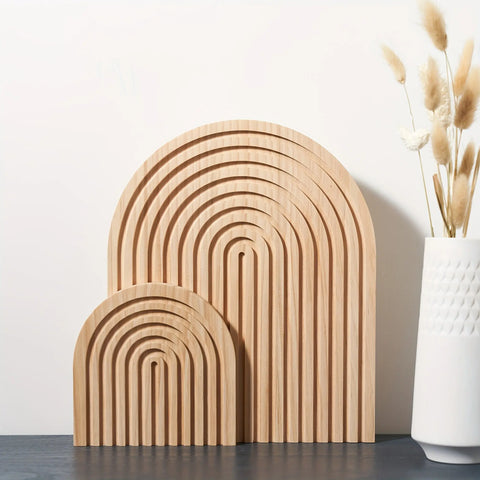 Nordic Wanddecoratie - Aesthetic Boho Houten Bogen Set CozyHaus