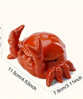 Ceramic Crab Ashtray, Unique Shepherd Design, Perfect for Home & Office Decor, Ideal Father's Day or Boyfriend Gift, No Power Required, Battery Not Included CozyHaus