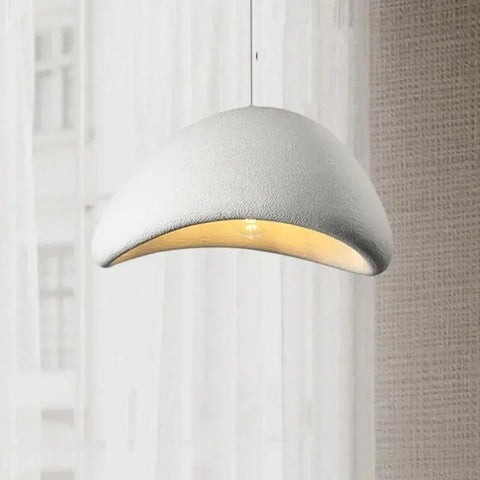 Moderne Wabi Hanglamp – Stijlvolle Hars Kroonluchter voor Eetkamer & Restaurant CozyHaus