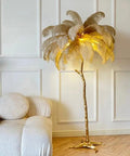 Nordic - Struisvogel Feathers Vloerlamp CozyHaus